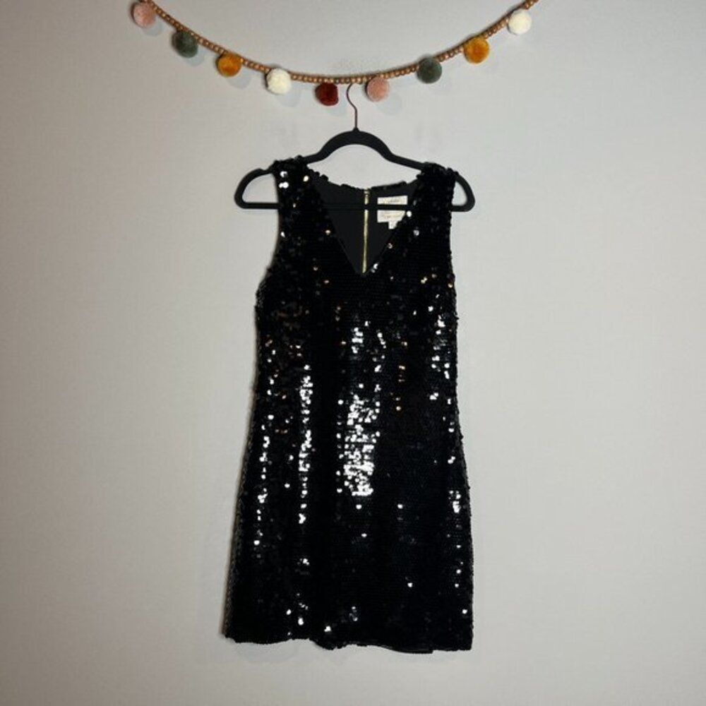 Sail to Sable black sequin sleeveless dress